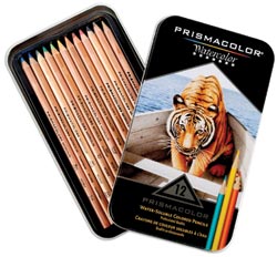 Prismacolor Watercolor Pencil Set 12/Tin