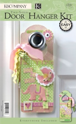 K&Co Kits - Baby Girl Door Hanger Kit