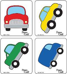 Cuttlebug Kids 4-Pack Dies - Cars