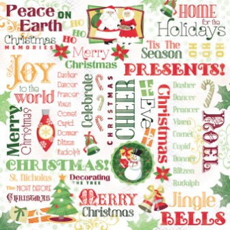 Karen Foster Paper - Home for The Holiday Collage 