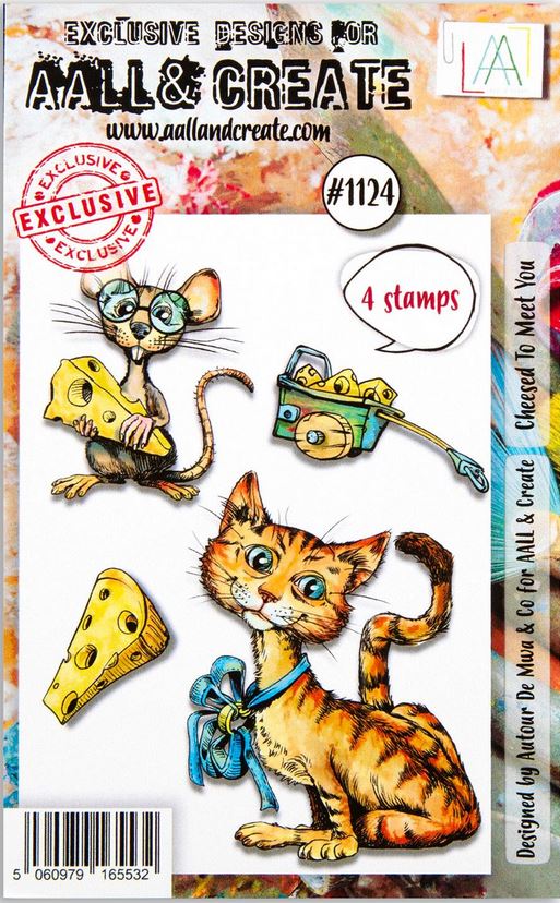 AALL and Create Stamp Set A7 Cheesed To Meet You (AALL-TP-1124)