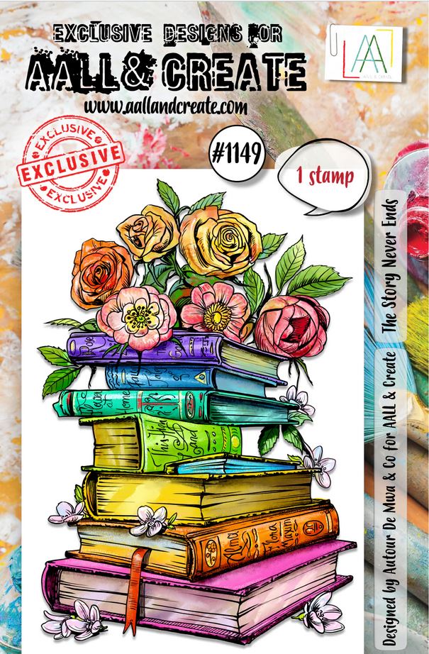 AALL and Create Stamp Set A7 The Story Never Ends (AALL-TP-1149)