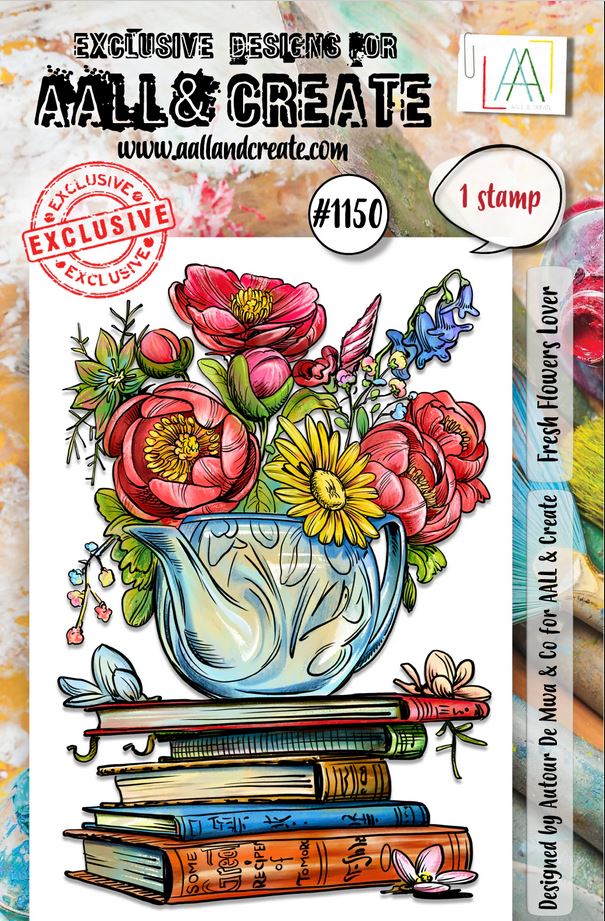 AAL and Create Stamp Set A7 Fresh Flowers Lover (AALL-TP-1150)