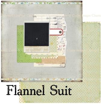 Basic Grey Clippings - Flannel Suit
