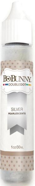 Bo Bunny Pearlescents Acrylic Paint Tubes SILVER