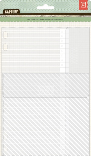 Basic Grey Capture Clear Adhesive Pockets (4261)