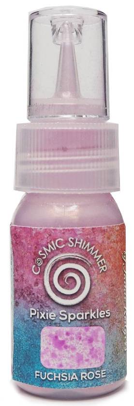 Cosmic Shimmer Pixie Sparkles - Fuchsia Rose