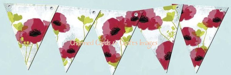 Prima Canvas Banners Large - Poppies & Peonies
