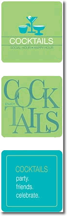 Page Coasters - Cocktails