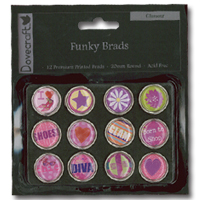 Dovecraft Funky Brads - Glamour