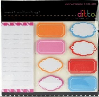 Brights Ditto Stickies Labels (DT0031)