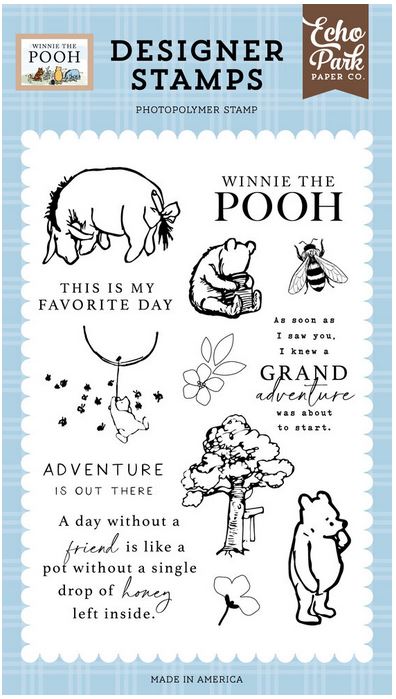 Echo Park Winnie The Pooh Clear Stamps (WTP363040)
