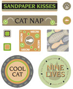 Cloud9 Cat Collection - Epoxy Stickers