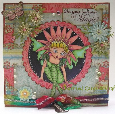 Delectable Clear Stamps -  Enchanting Pixie (Seated/on floor)