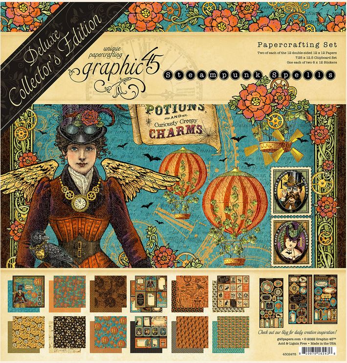 Graphic 45 Steampunk Spells DeLuxe Pack
