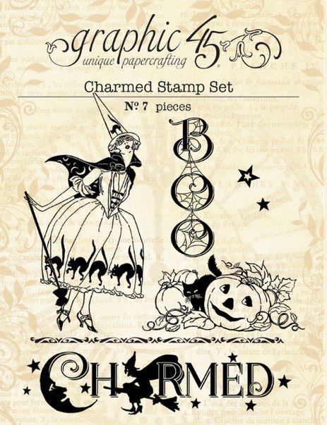 Graphic 45 Charmed - STAMP SET