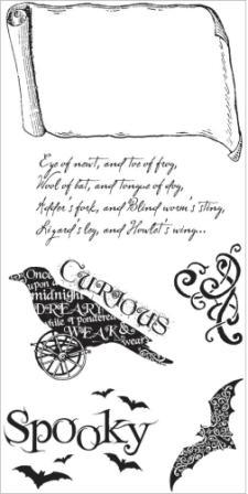 Graphic 45 Steampunk Spells CLING STAMP SET 3