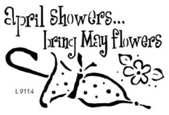 Lasting Impressions Templates - April Showers (L9114)