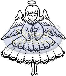 PI Clear Xmas Stamps - Tinchies Angel (17)