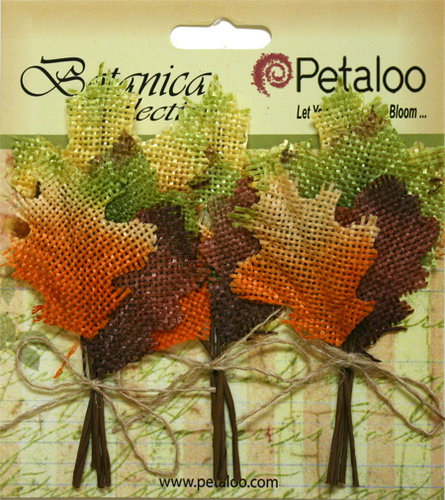 Petaloo Picks - Burlap Maple Leaf (1160300)