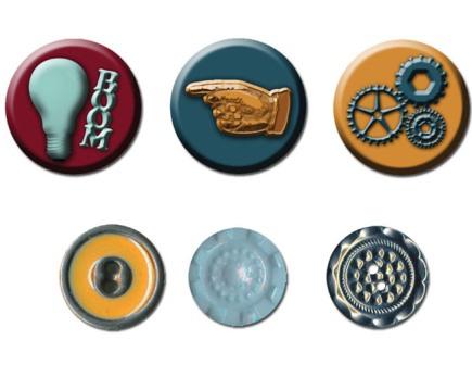 Prima Craftsman Cabochons & Buttons