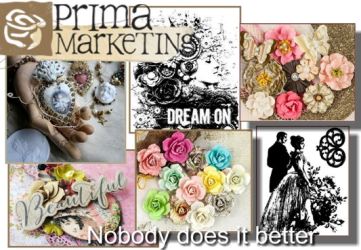Prima Marketing Papers, Stamps, Flowers and lots lots more