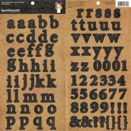 Imaginisce Hallowhimsy - Spellbound Alphabet Stickers