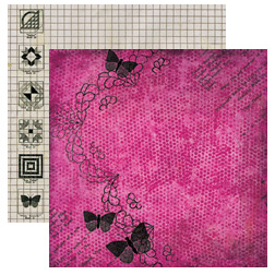 DSP Quilted Garden - Pink Flutterby