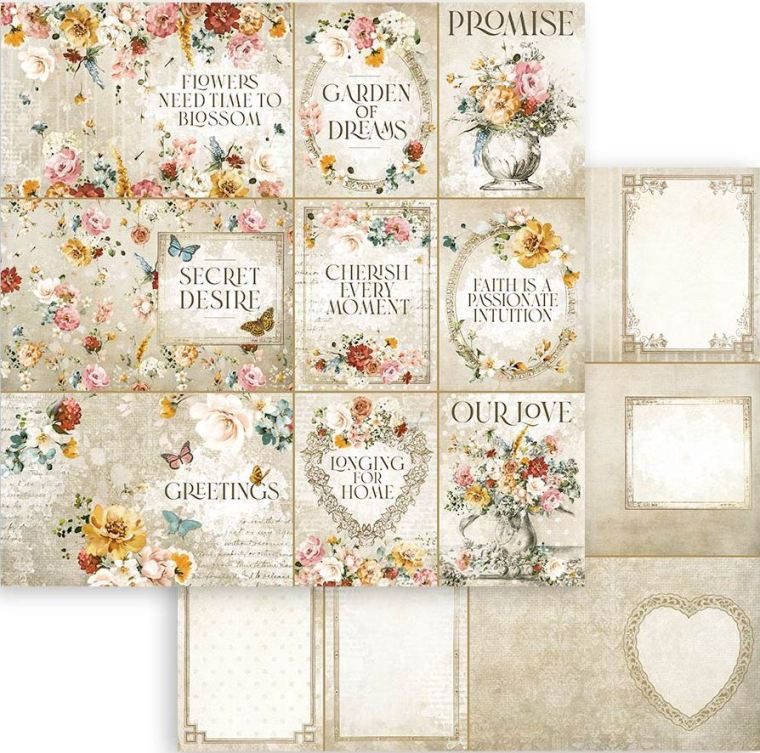 Stamperia Double-Sided Paper - Garden of Promises - SBB871