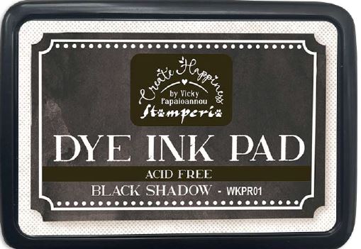 Stamperia Create Happiness Dye Ink Pads - BLACK SHADOW