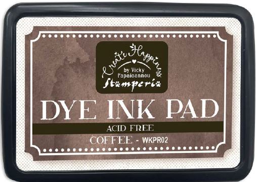 Stamperia Create Happiness Dye Ink Pads - COFFEE