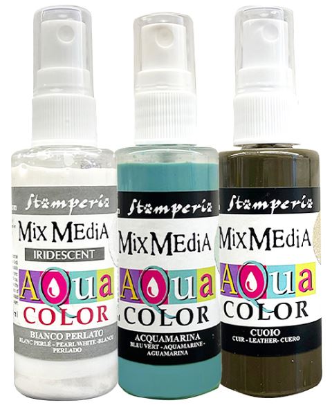 Stamperia Create Happiness Secret Diary AquaColor Spray Kit 