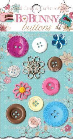 Bo Bunny Sweet Tooth Buttons