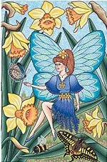 Dcoupage - Spring Fairy (057)  