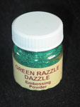Funstamp Embossing Powder - Green Razzle Dazzle