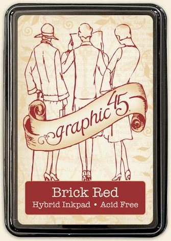 Graphic45 Hybrid Inkpad BRICK RED