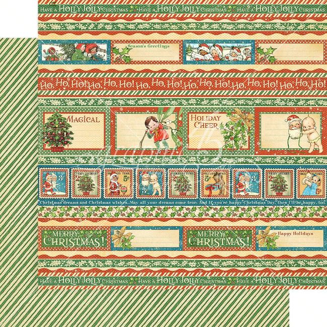 Graphic 45 Christmas Magic Paper - GIFTING GALA