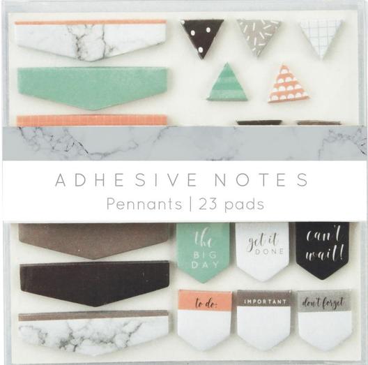 Kaisercraft Planner Adhesive Note Pads 4 PENNANTS
