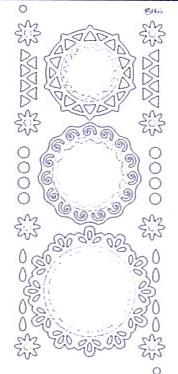 Mirror Stickers - Round (Silver)