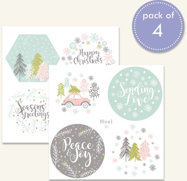 Craft work Cards Peppermint Forest Die Cuts