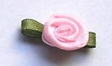 25mm Ribbon Rosebud - Pink