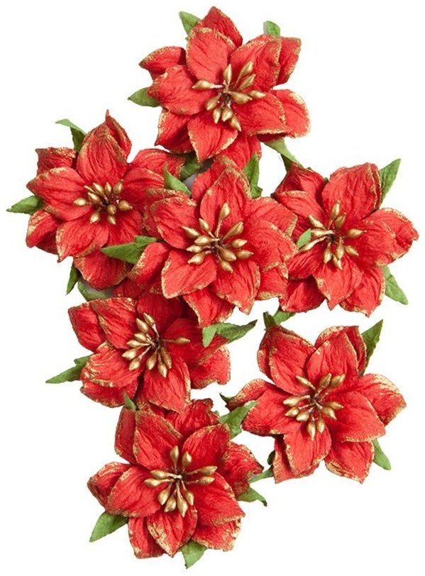 Prima Candy Cane Flowers - Rudolph's Nose (660994)