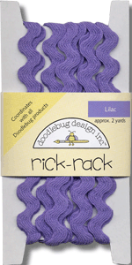 Doodlebug Design Cotton Rick Rack - Lilac