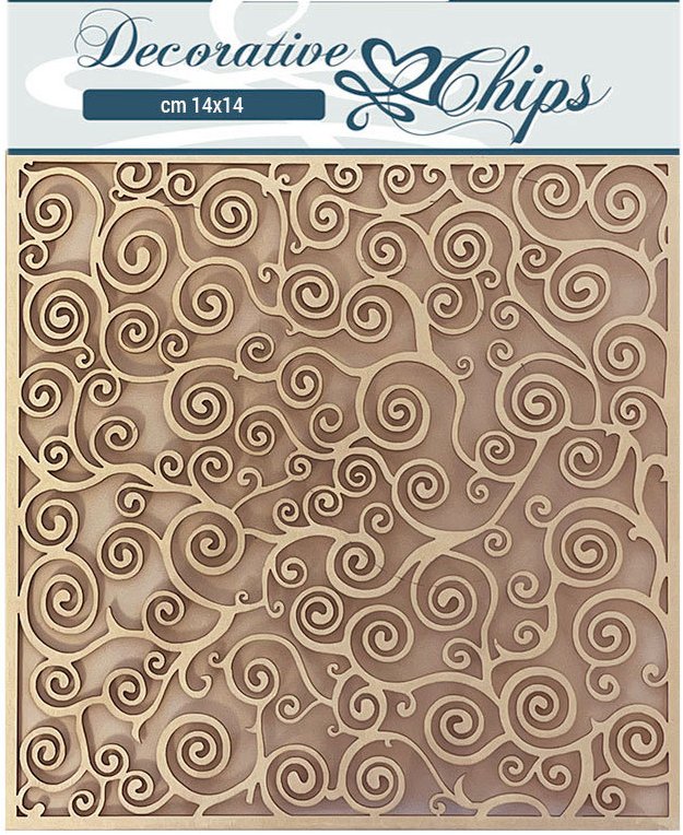 Stamperia Decorative Chips - Klimt Tree of Life Texture (SCB104)