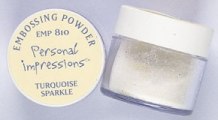 Embossing Powder - Turquoise Sparkle