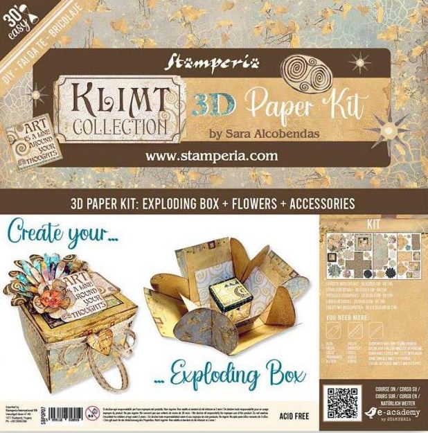 Stamperia 3D Paper Kit  - Klimt 