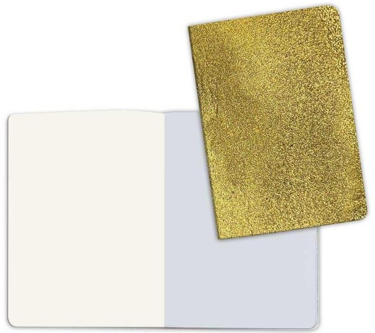 Stamperia Notebook A5 with Stone paper Gold (plain pages) (KC85RG) 