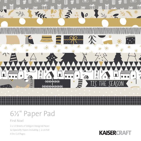 Kaisercraft First Noel Paper Pad (Includes speciality and die-cut elements)
