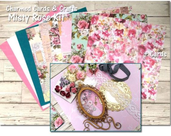 Charmed Cards & Crafts Misty Rose Kit