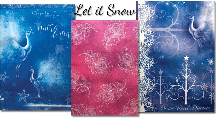 Pink Ink Design Rice Papers - Let it Snow (Pack of 6 x A4)